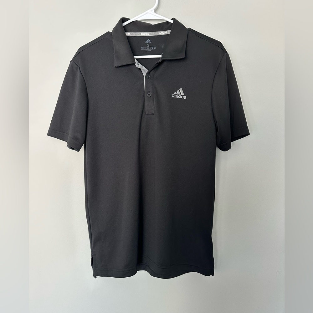 Adidas Men's Polo Shirt in Classic Black
